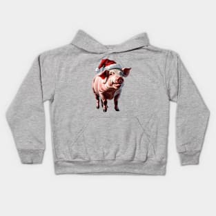 Xmas Piglet Kids Hoodie